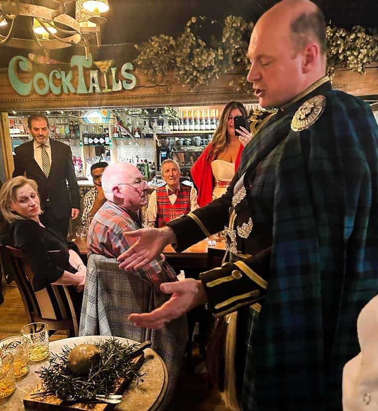 Burns Night Traditions at the Winning Post 